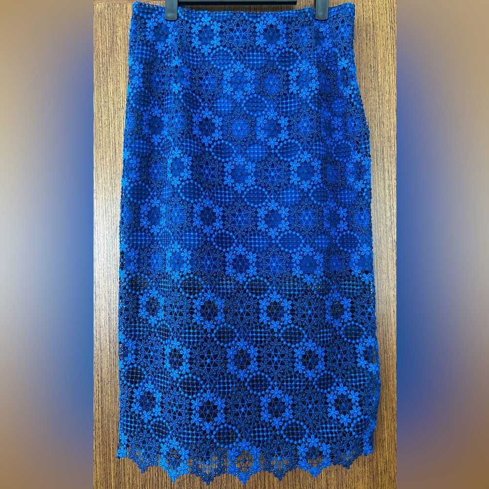 Sandro Lace pencil skirt Egyptian Blue, Sandro size 2 US 4-6